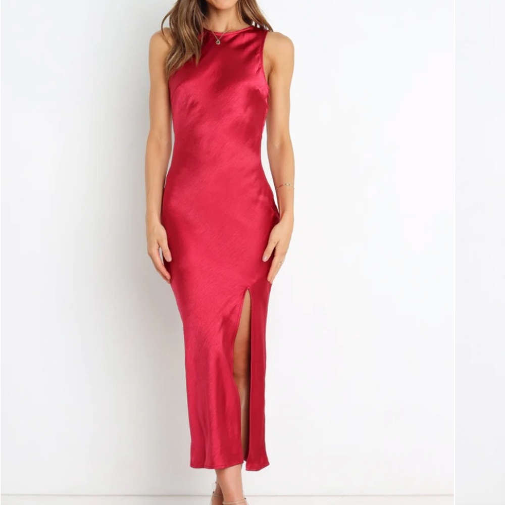 Petal & Pup Elizabeth Dress in Wine